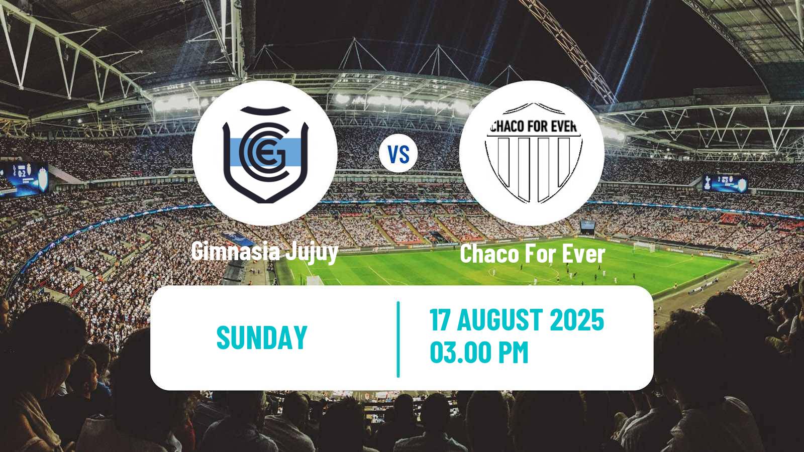Soccer Argentinian Primera Nacional Gimnasia Jujuy - Chaco For Ever