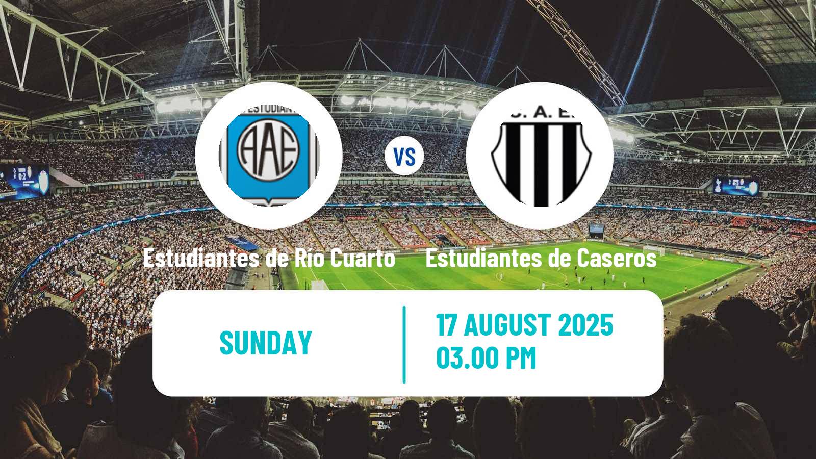 Soccer Argentinian Primera Nacional Estudiantes de Río Cuarto - Estudiantes de Caseros