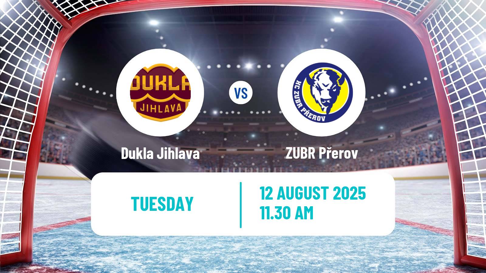 Hockey Club Friendly Ice Hockey Dukla Jihlava - ZUBR Přerov