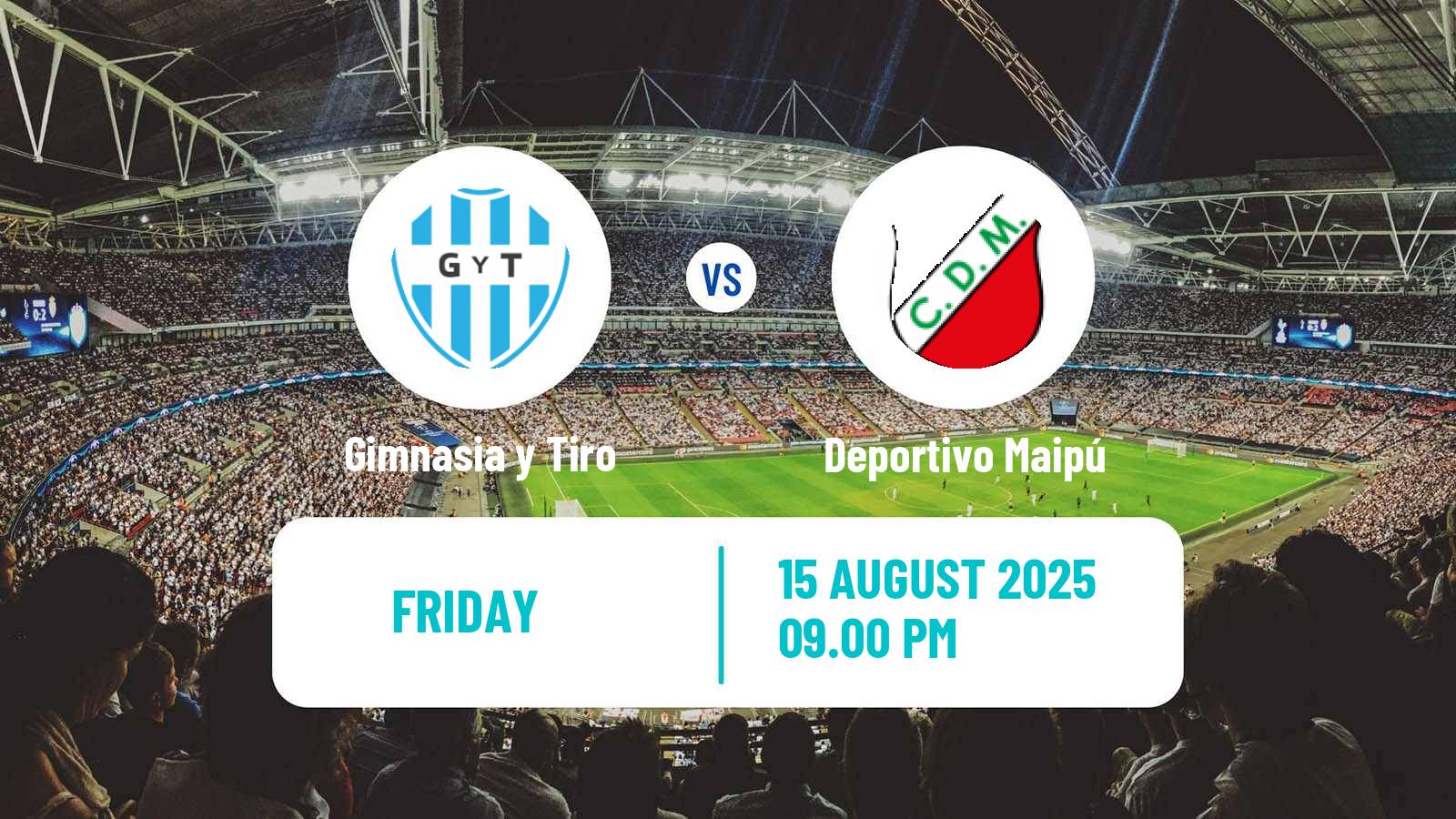 Soccer Argentinian Primera Nacional Gimnasia y Tiro - Deportivo Maipú