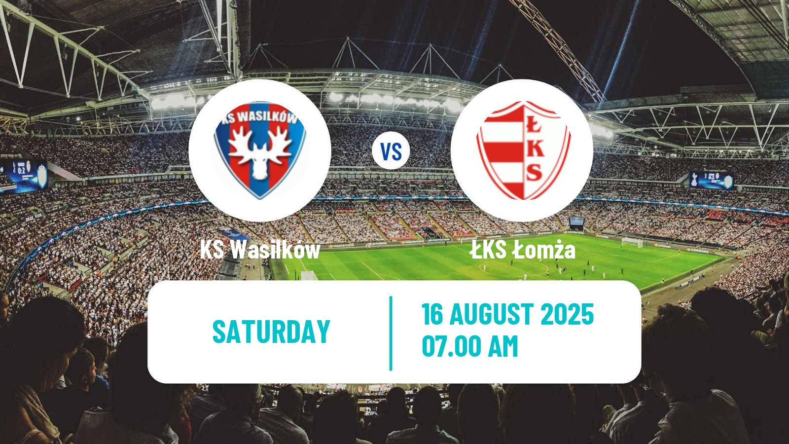 Soccer Polish Division 3 - Group I Wasilków - ŁKS Łomża