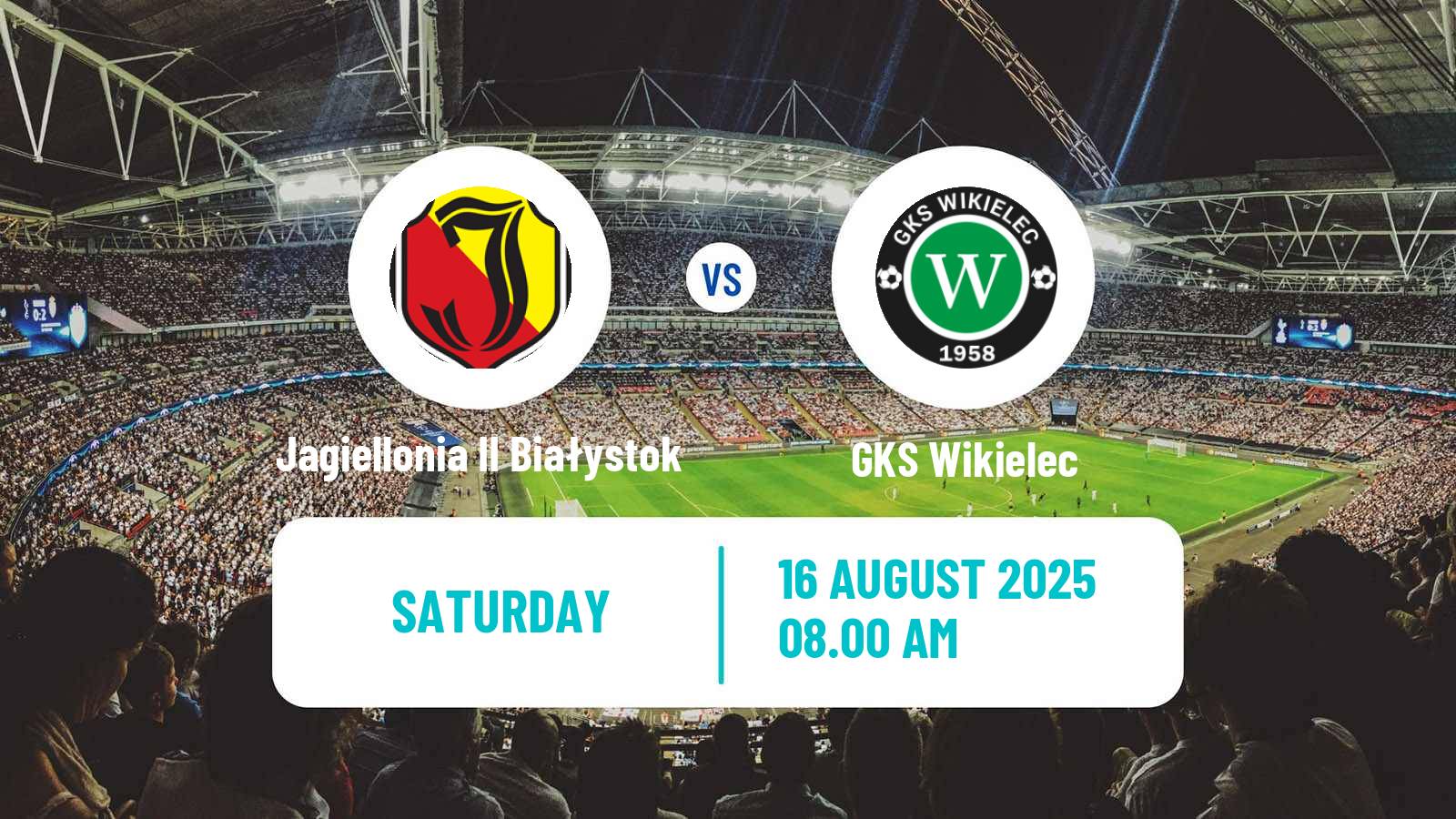 Soccer Polish Division 3 - Group I Jagiellonia II Białystok - Wikielec