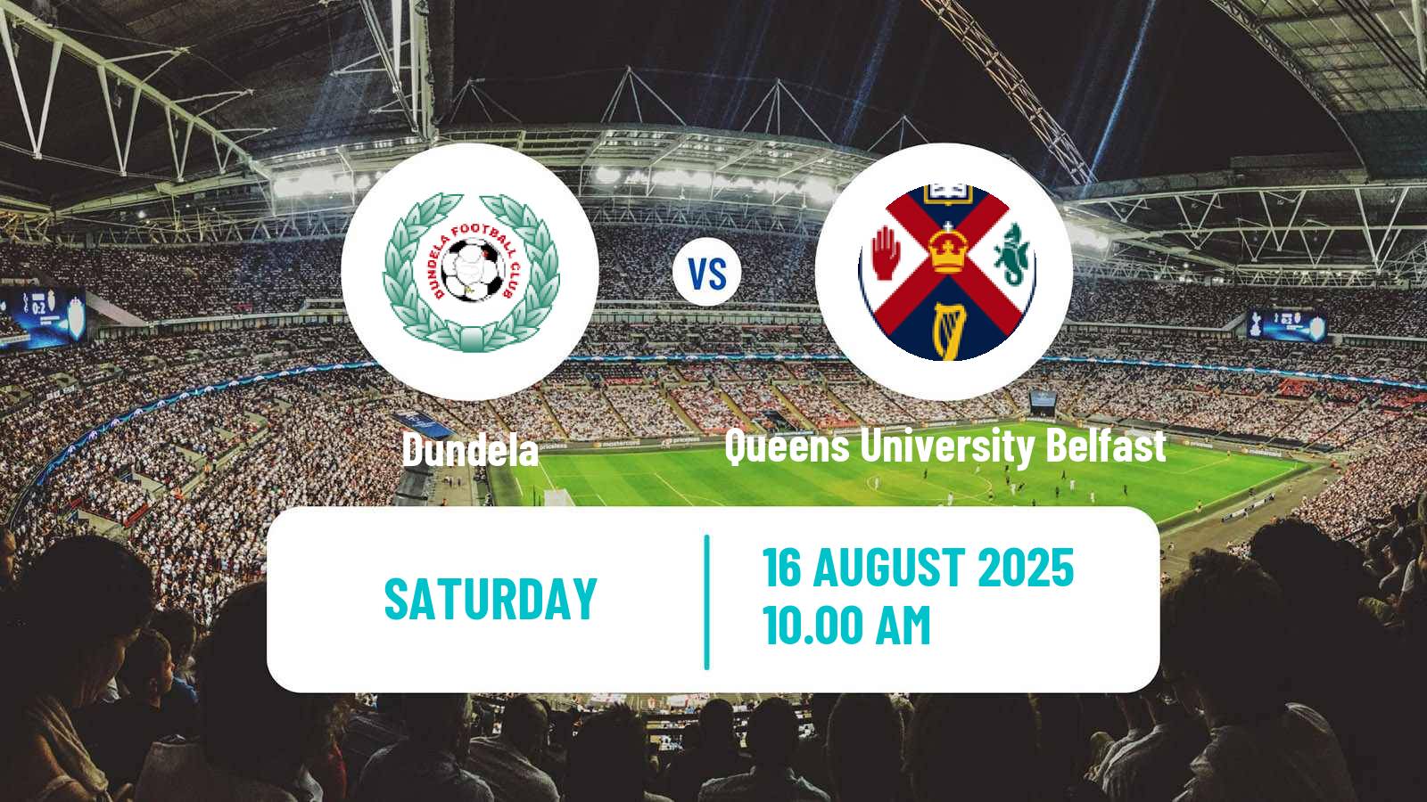 Soccer Northern Irish Championship Dundela - Queens University Belfast