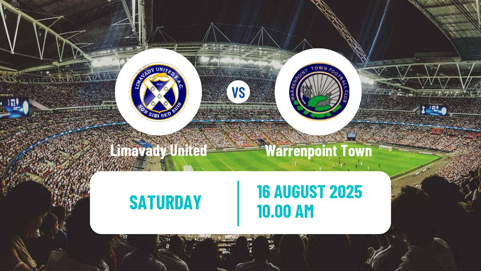 Soccer Northern Irish Championship Limavady United - Warrenpoint Town
