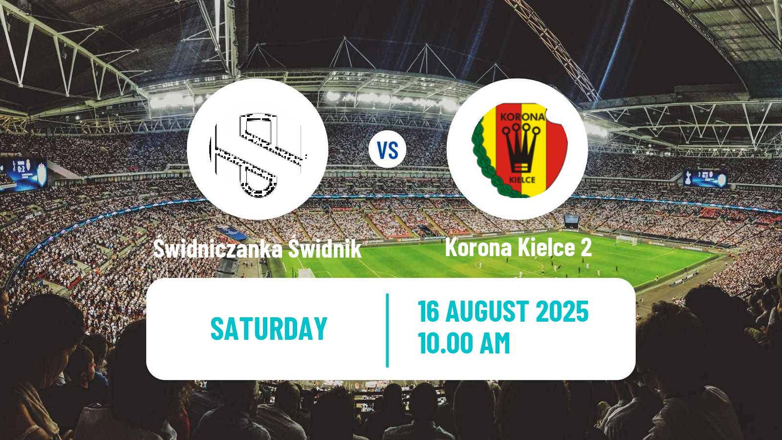 Soccer Polish Division 3 - Group IV Świdniczanka Świdnik - Korona Kielce 2