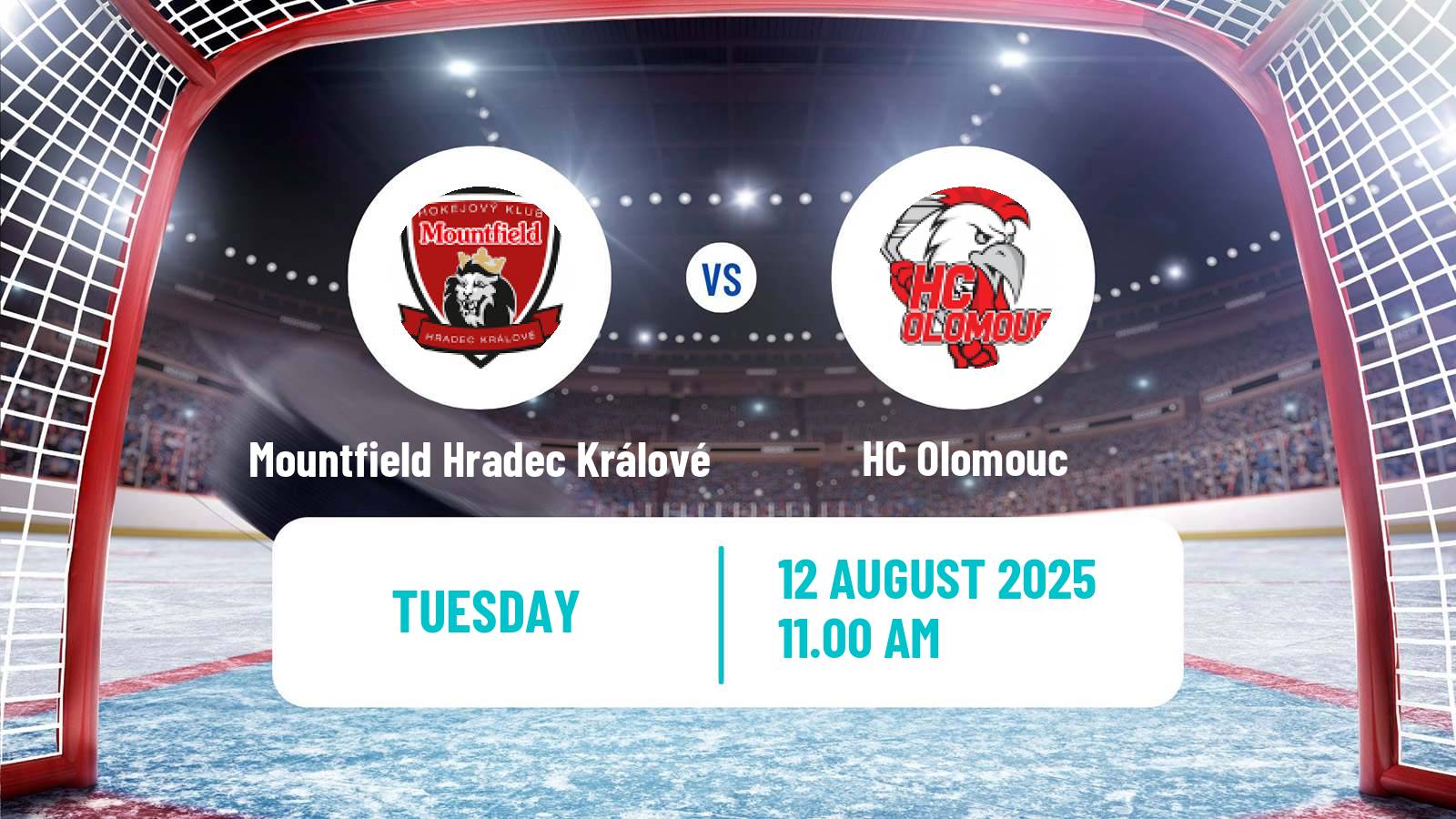 Hockey Club Friendly Ice Hockey Mountfield Hradec Králové - Olomouc