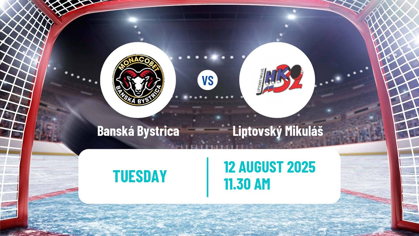 Hockey Club Friendly Ice Hockey Banská Bystrica - Liptovský Mikuláš