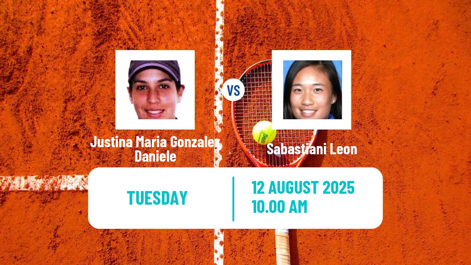 Tennis ITF W15 Santiago Women Justina Maria Gonzalez Daniele - Sabastiani Leon
