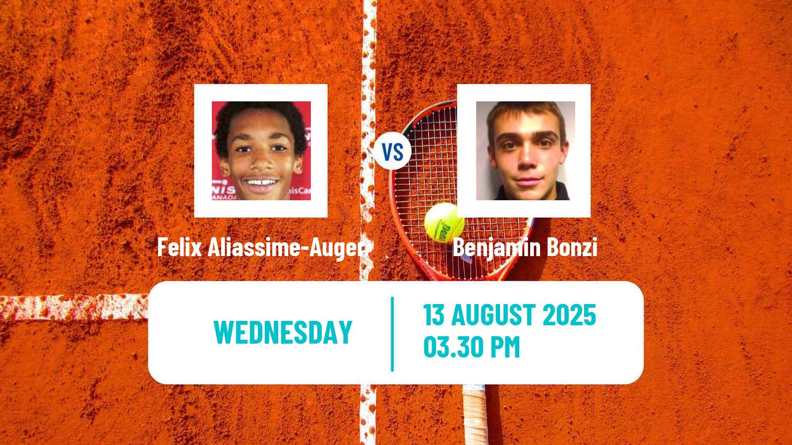 Tennis ATP Cincinnati Felix Aliassime-Auger - Benjamin Bonzi
