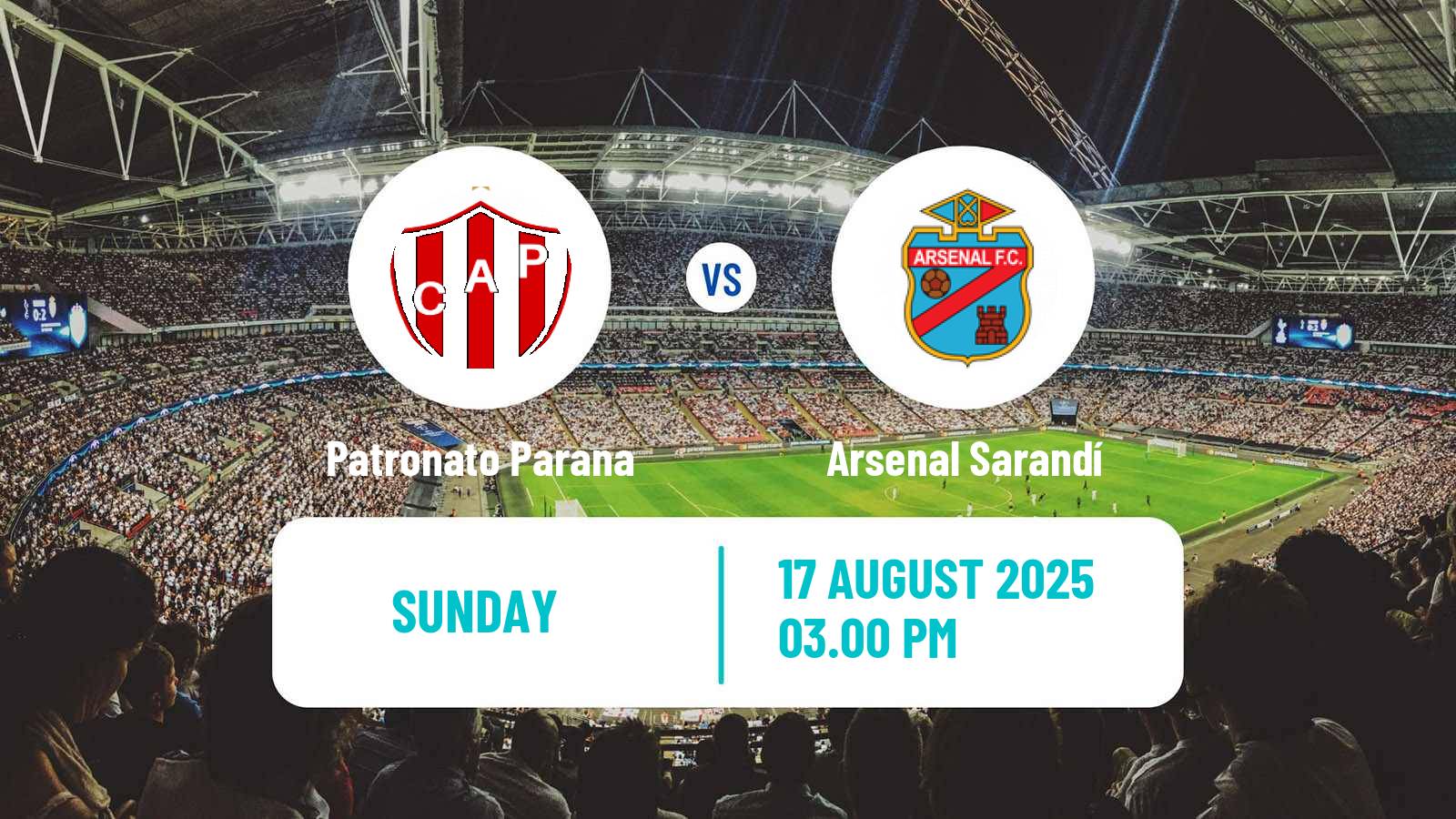 Soccer Argentinian Primera Nacional Patronato Parana - Arsenal Sarandí