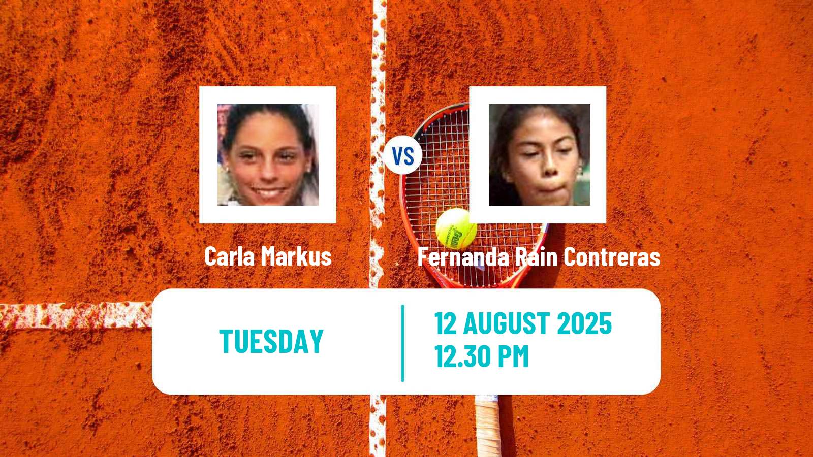 Tennis ITF W15 Santiago Women Carla Markus - Fernanda Rain Contreras