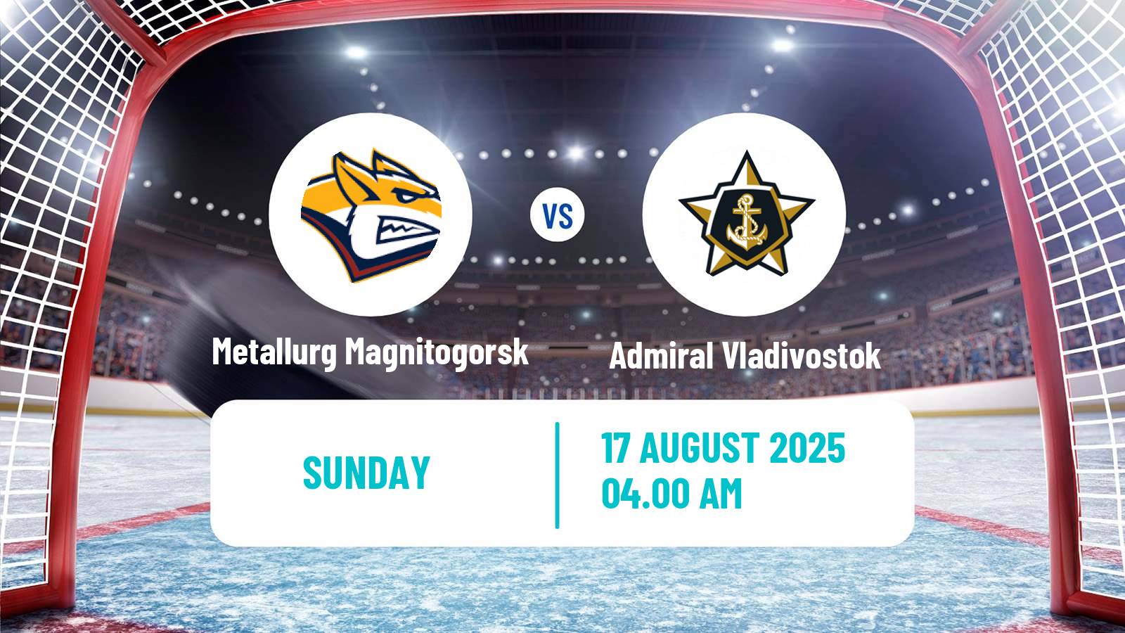 Hockey Club Friendly Ice Hockey Metallurg Magnitogorsk - Admiral Vladivostok