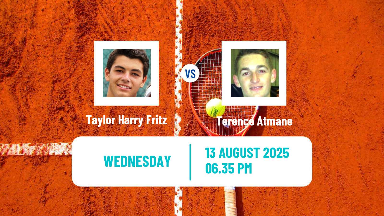 Tennis ATP Cincinnati Taylor Harry Fritz - Terence Atmane