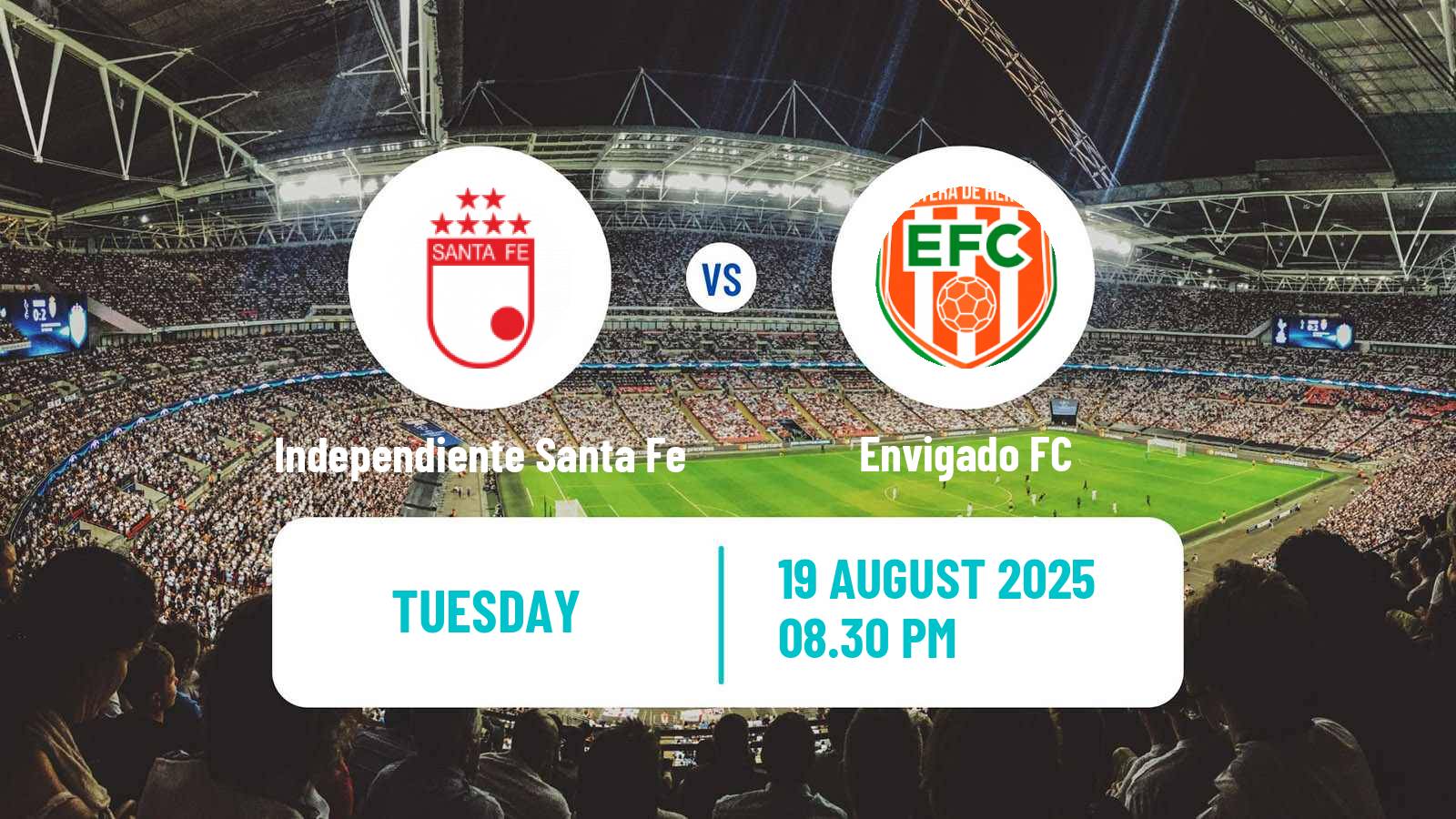 Soccer Colombian Primera A Independiente Santa Fe - Envigado
