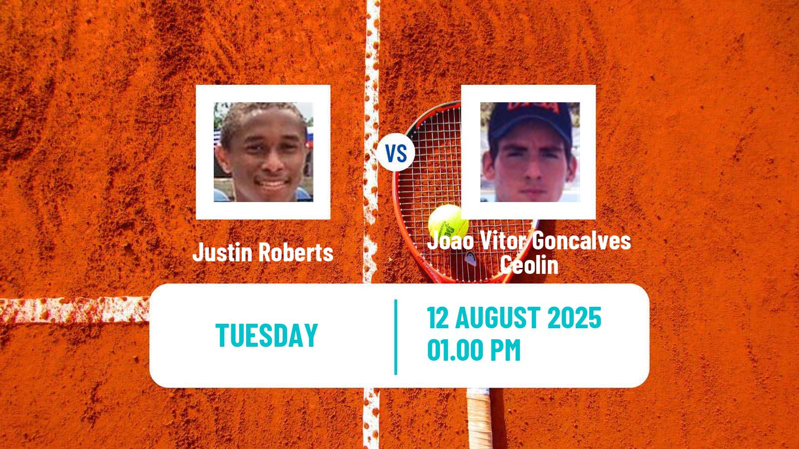 Tennis ITF M15 Huntsville Al Men Justin Roberts - Joao Vitor Goncalves Ceolin