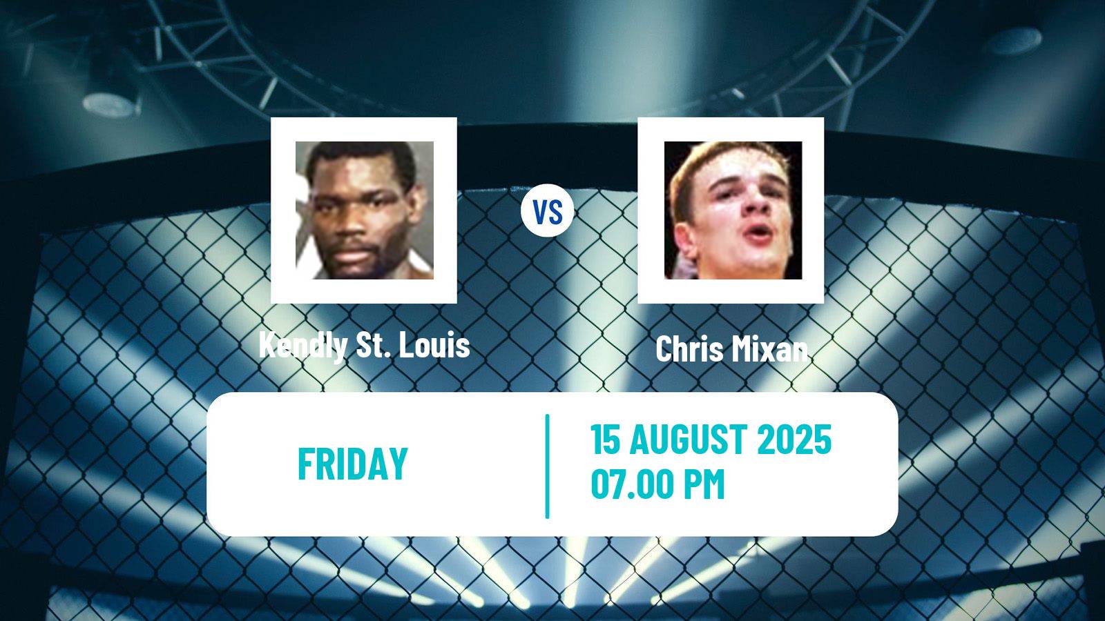 MMA Welterweight Pfl Men Kendly St. Louis - Chris Mixan