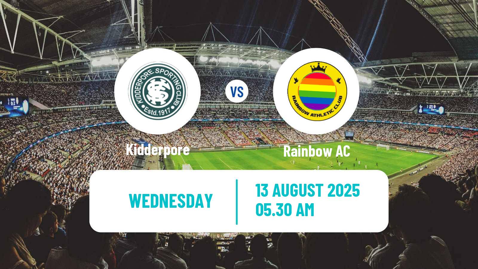 Soccer Calcutta Premier Division Kidderpore - Rainbow