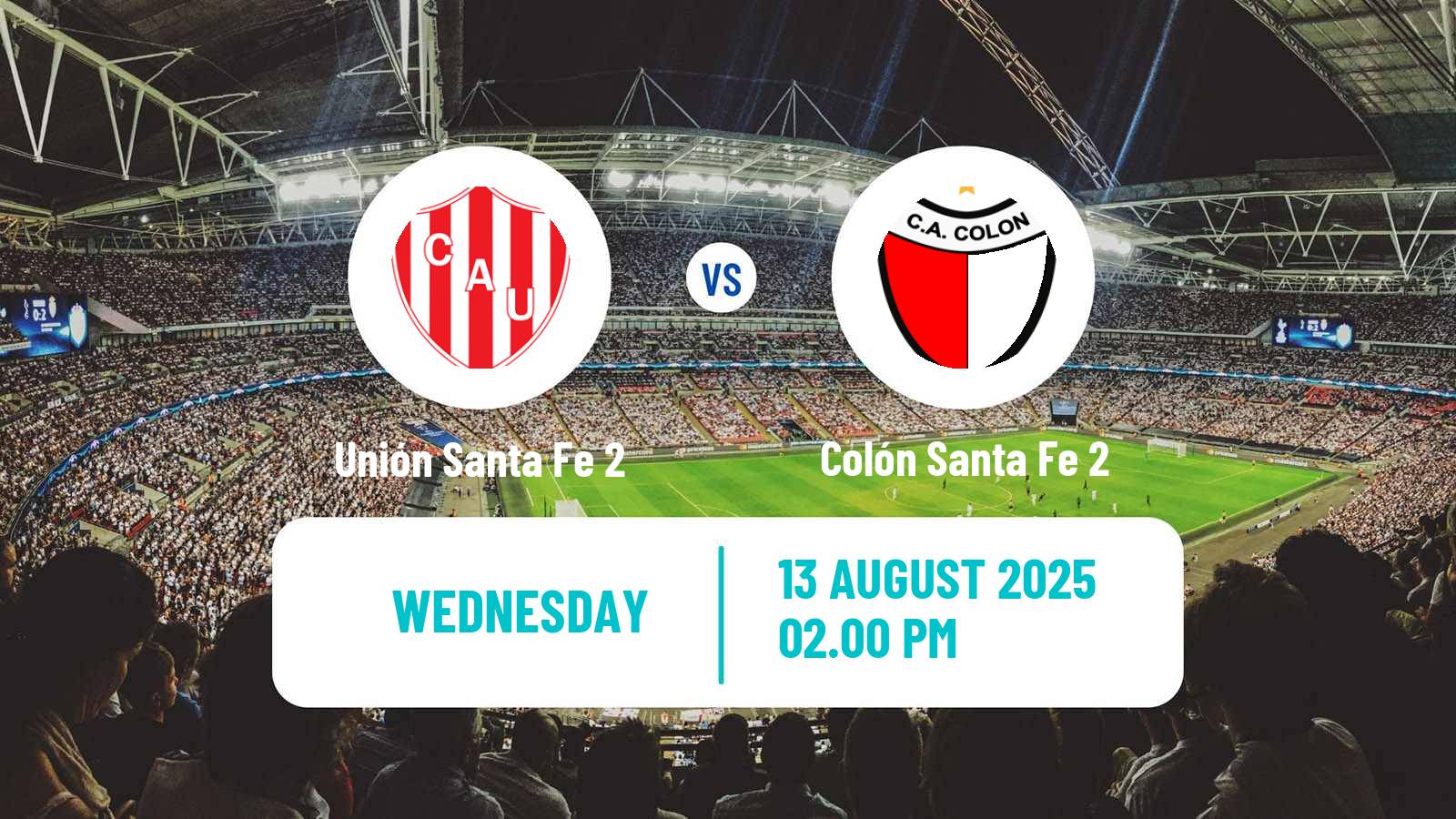 Soccer Argentinian Reserve League Unión Santa Fe 2 - Colón Santa Fe 2