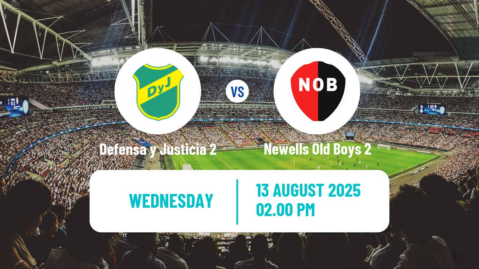 Soccer Argentinian Reserve League Defensa y Justicia 2 - Newells Old Boys 2