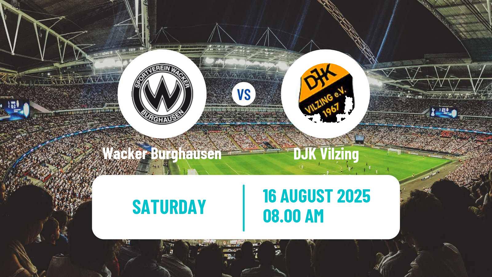 Soccer German Regionalliga Bayern Wacker Burghausen - Vilzing