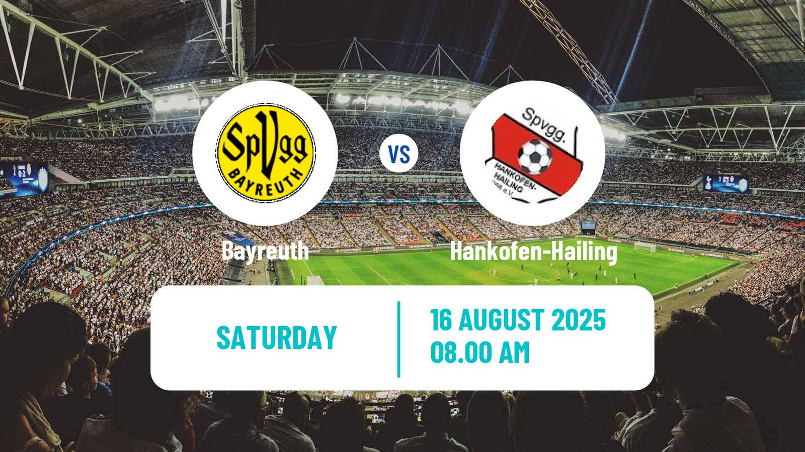 Soccer German Regionalliga Bayern Bayreuth - Hankofen-Hailing