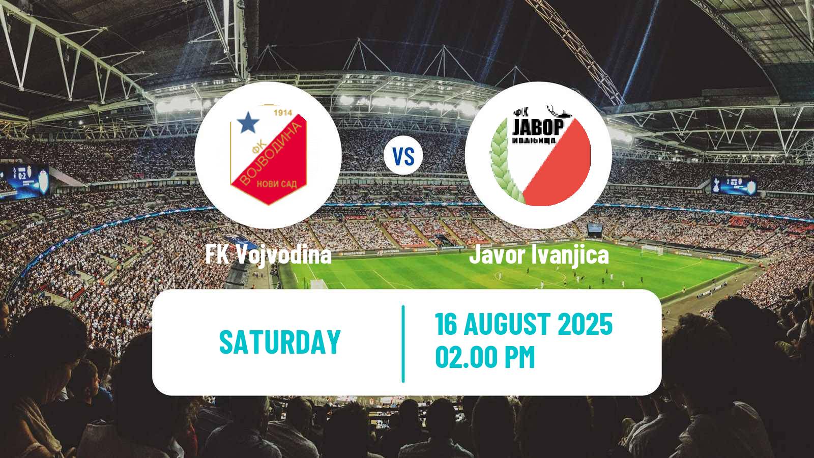 Soccer Serbian Superliga Vojvodina - Javor Ivanjica