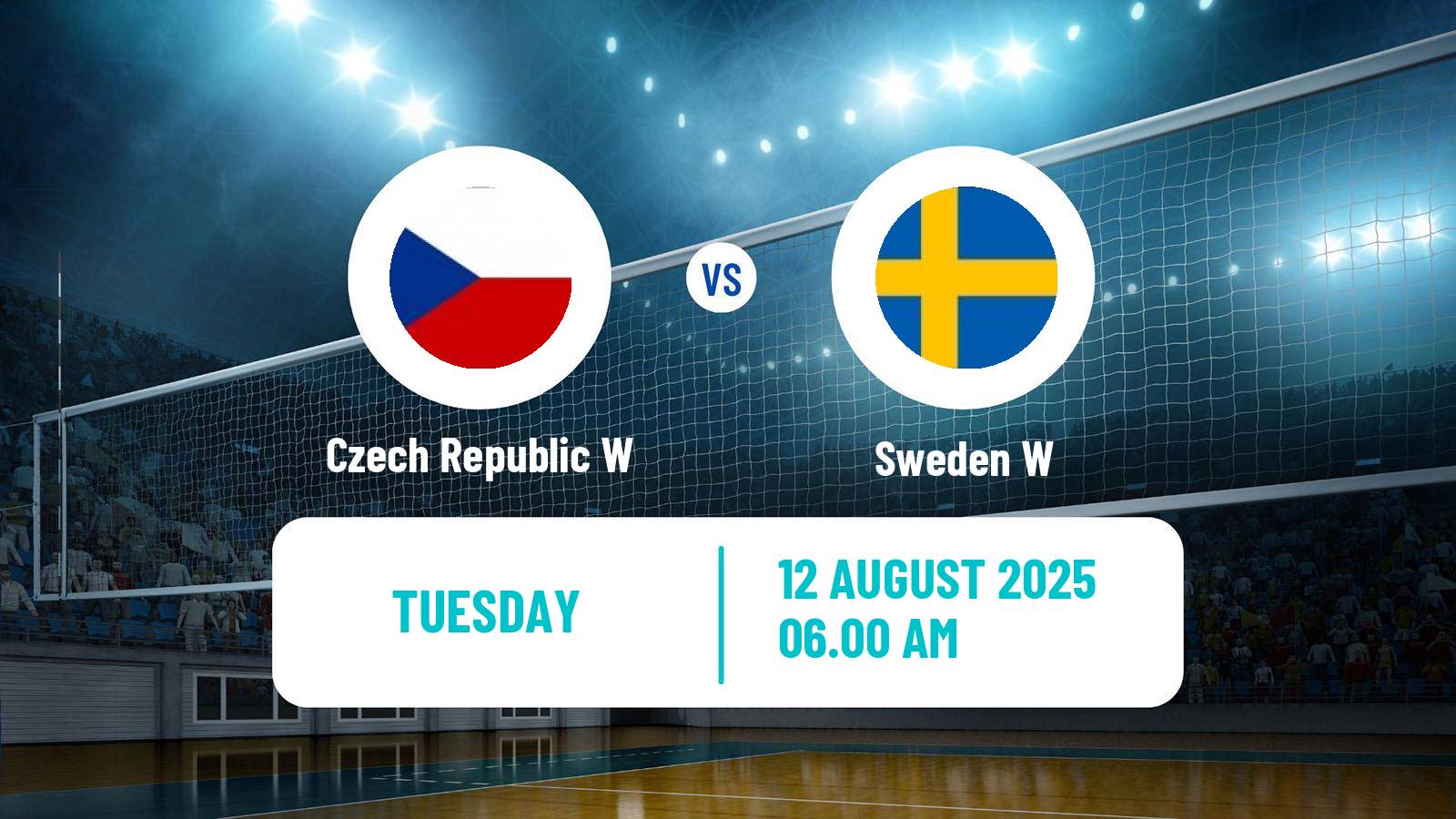 Volleyball Friendly International Volleyball Women Czech Republic W - Sweden W