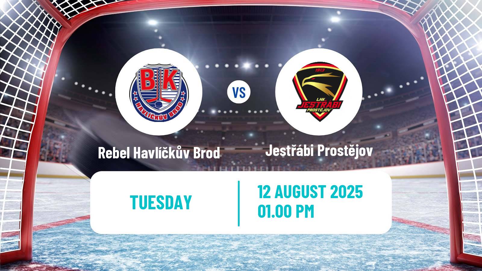 Hockey Club Friendly Ice Hockey Rebel Havlíčkův Brod - Jestřábi Prostějov
