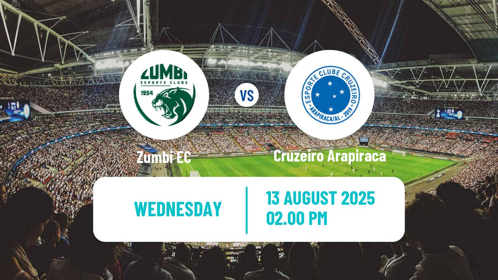 Soccer Brazilian Alagoano 2 Zumbi - Cruzeiro Arapiraca