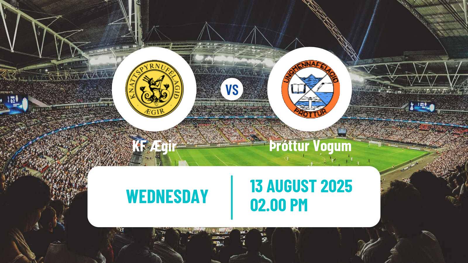 Soccer Icelandic Division 2 Ægir - Þróttur Vogum