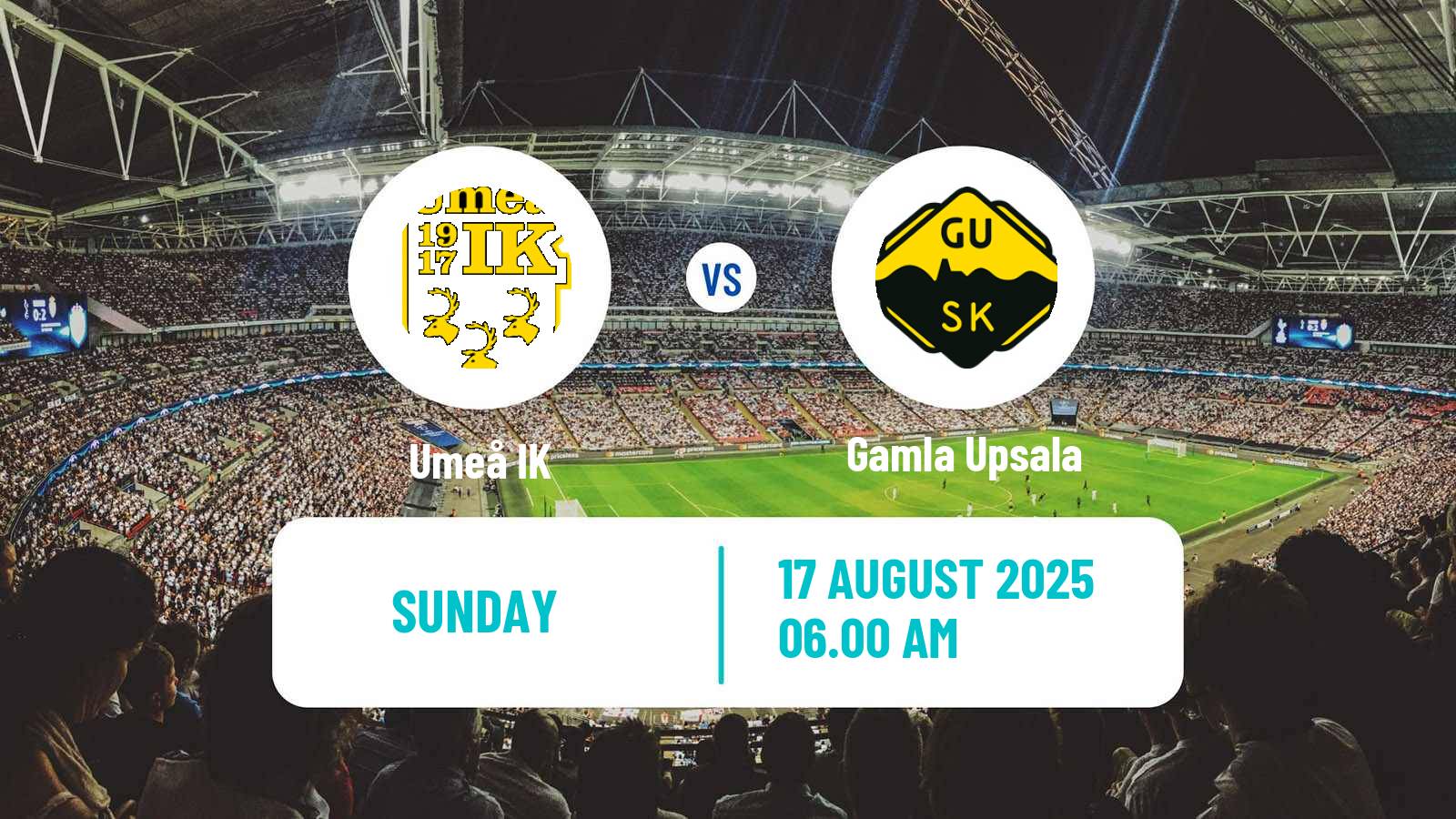 Soccer Swedish Elitettan Women Umeå - Gamla Upsala