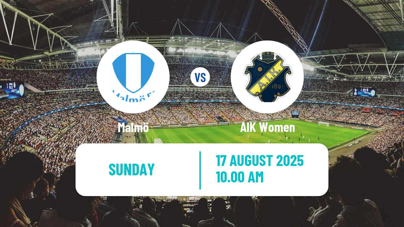 Soccer Swedish Allsvenskan Women Malmö - AIK