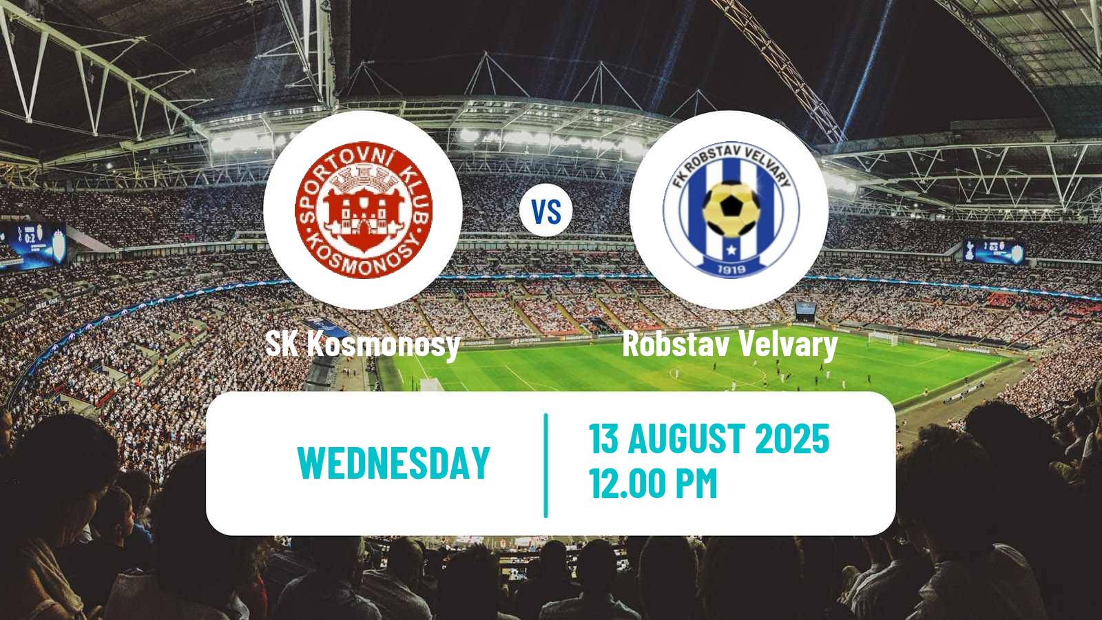 Soccer Czech Cup Kosmonosy - Robstav Velvary