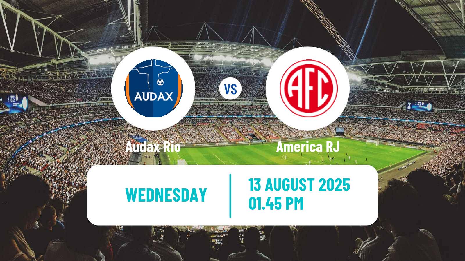 Soccer Brazilian Copa Rio Audax Rio - America RJ