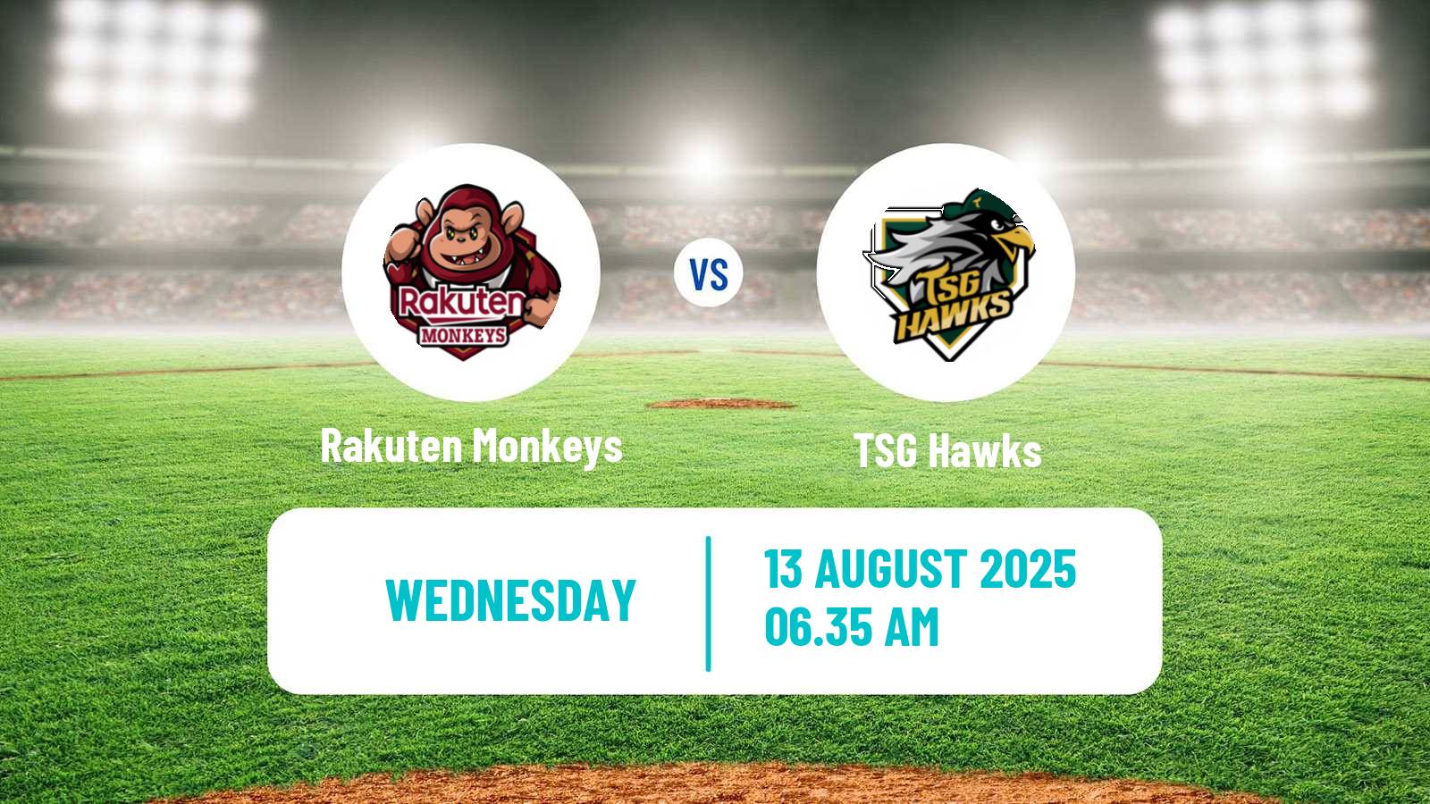 Baseball Taiwan CPBL Rakuten Monkeys - TSG Hawks