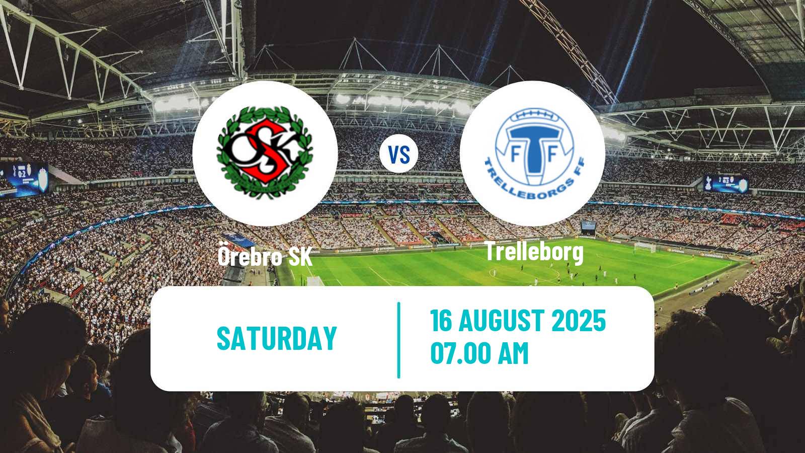 Soccer Swedish Elitettan Women Örebro SK - Trelleborg
