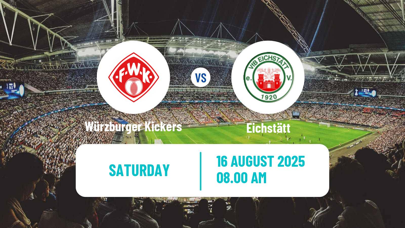 Soccer German Regionalliga Bayern Würzburger Kickers - Eichstätt