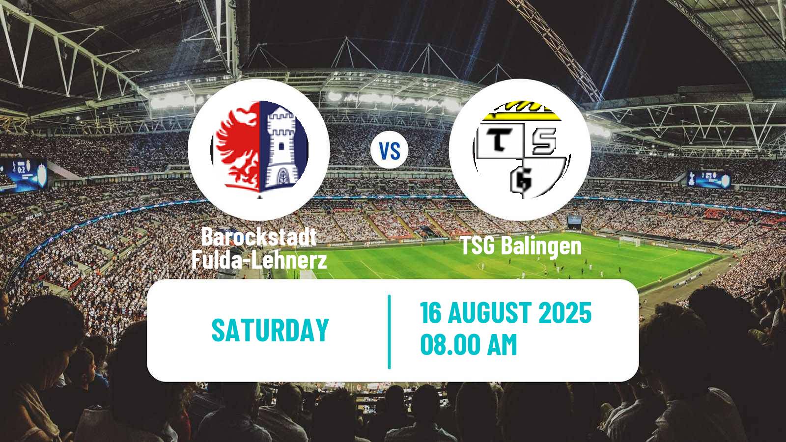 Soccer German Regionalliga Sudwest Barockstadt Fulda-Lehnerz - Balingen
