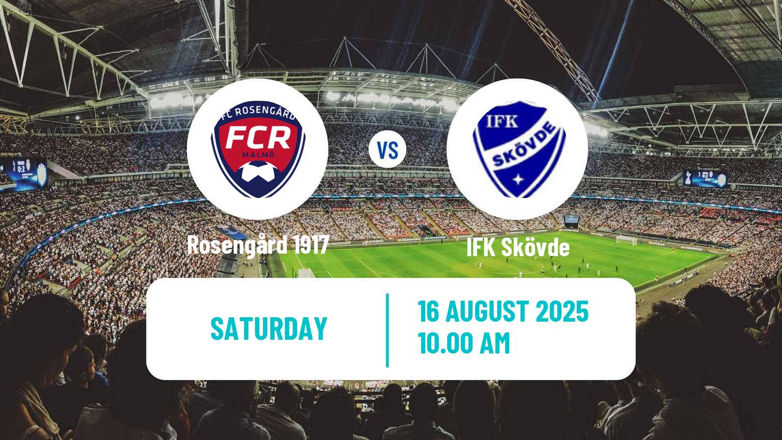 Soccer Swedish Division 1 Södra Rosengård 1917 - IFK Skövde