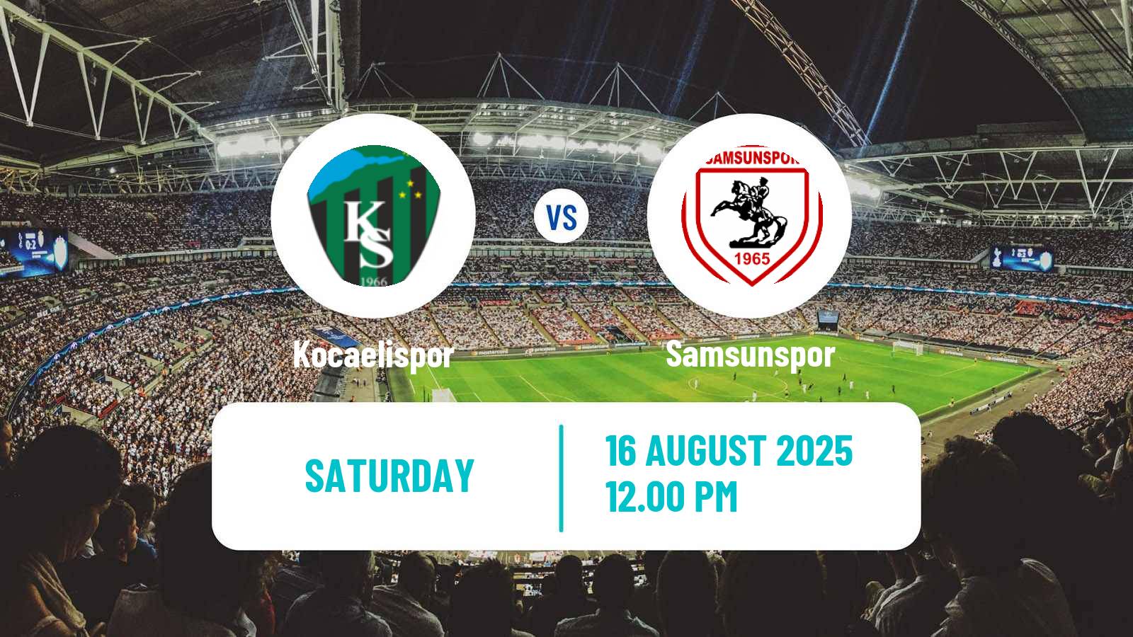 Soccer Turkish Super League Kocaelispor - Samsunspor
