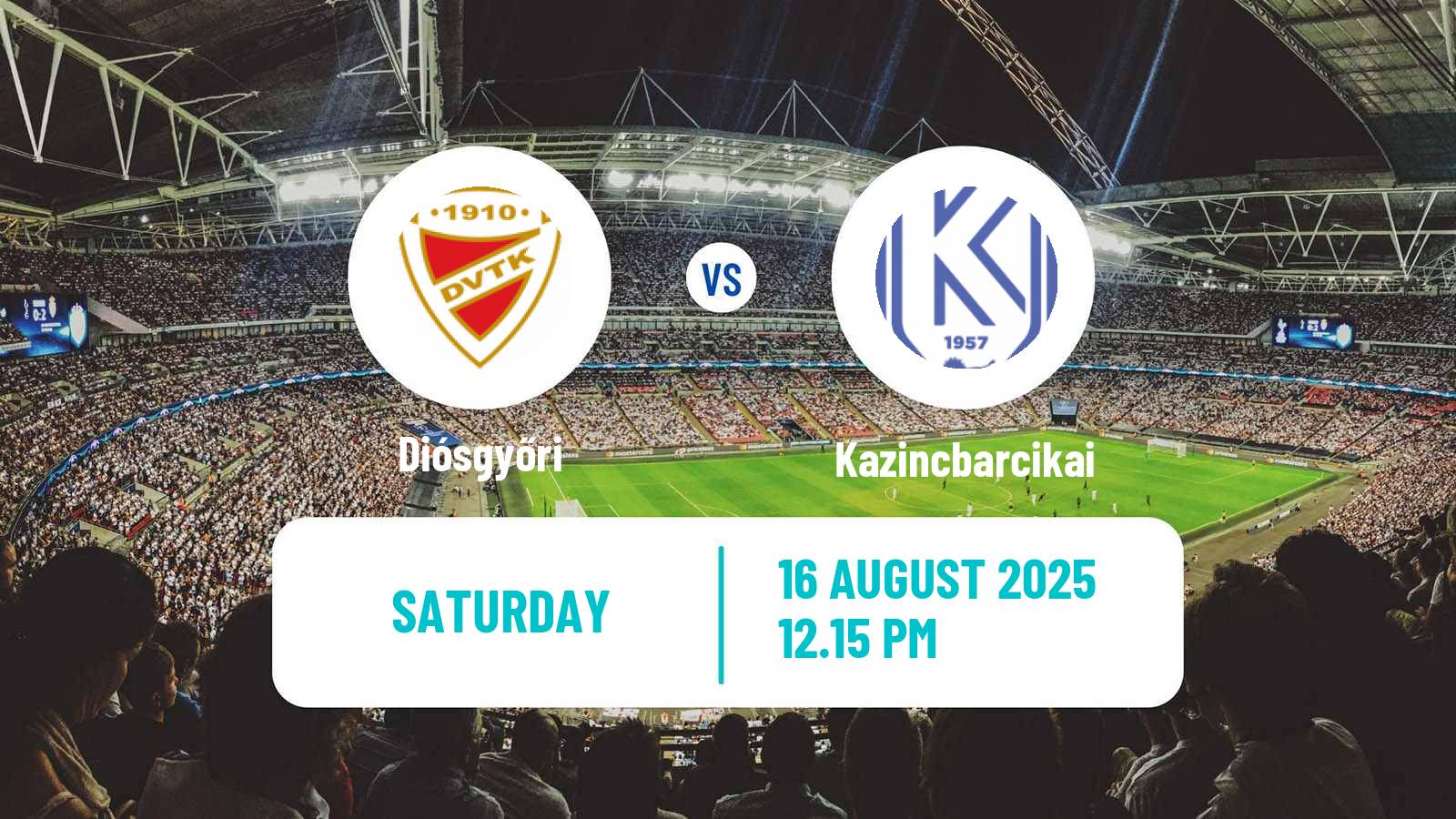 Soccer Hungarian NB I Diósgyőri - Kazincbarcikai