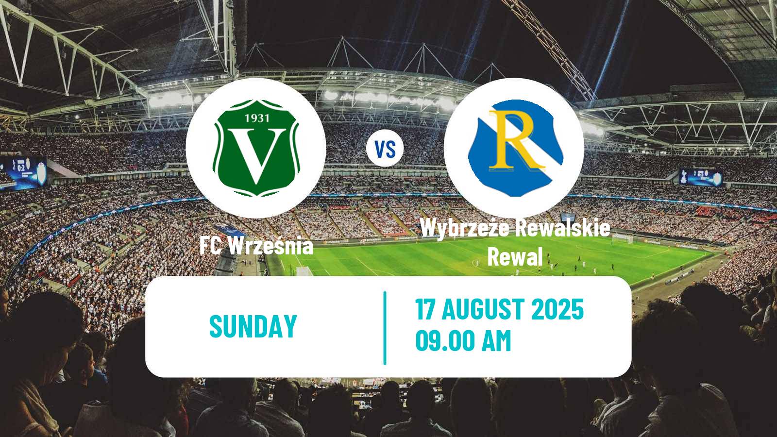 Soccer Polish Division 3 - Group II Września - Wybrzeże Rewalskie Rewal