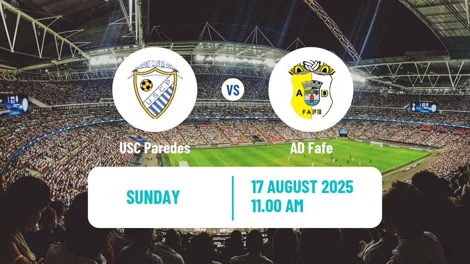 Soccer Portuguese Liga 3 Paredes - Fafe