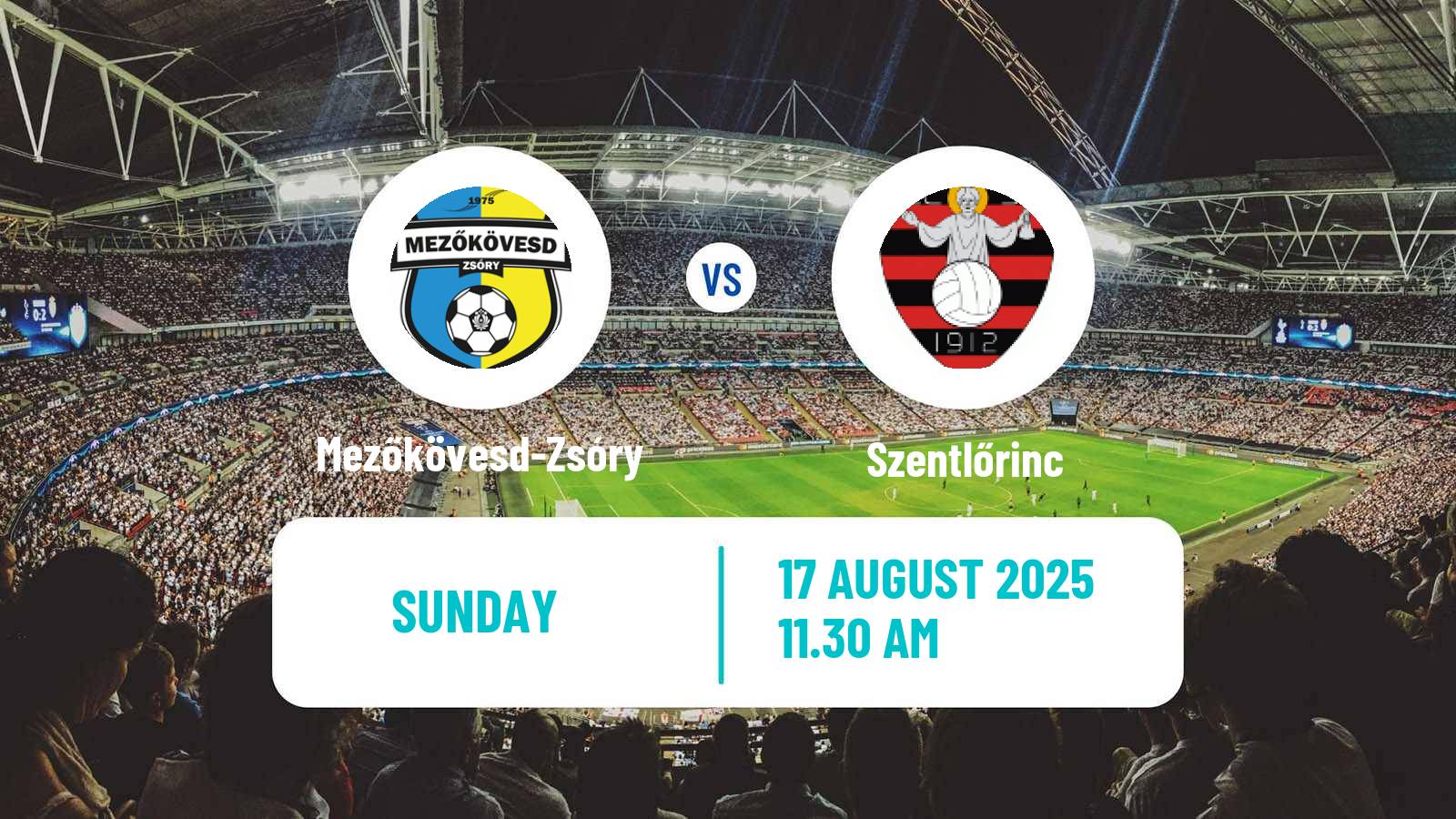 Soccer Hungarian NB II Mezőkövesd-Zsóry - Szentlőrinc