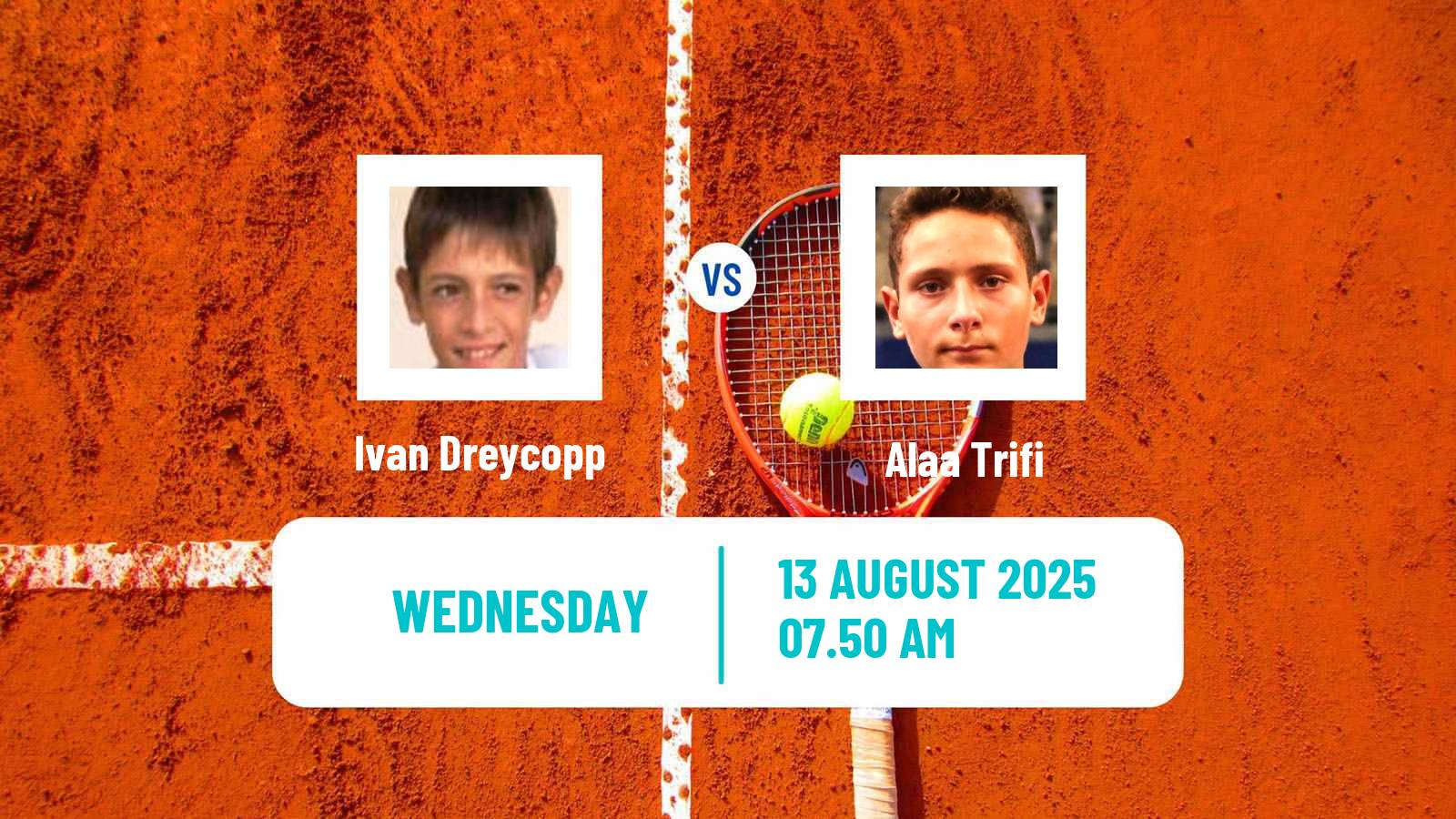Tennis ITF M25 Monastir 6 Men Ivan Dreycopp - Alaa Trifi