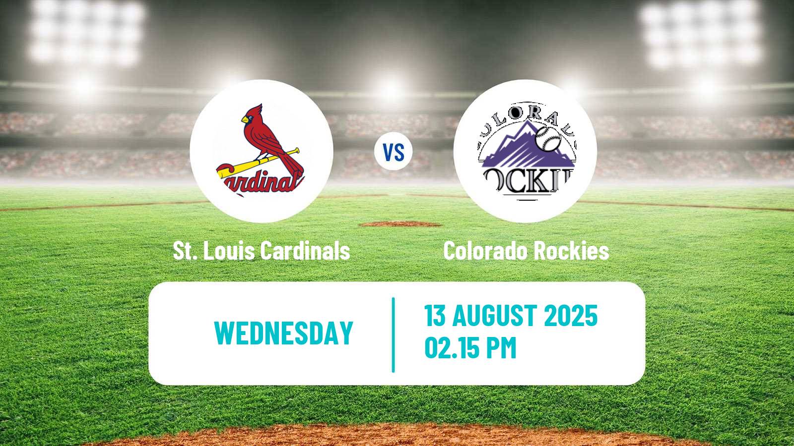 Baseball MLB St. Louis Cardinals - Colorado Rockies