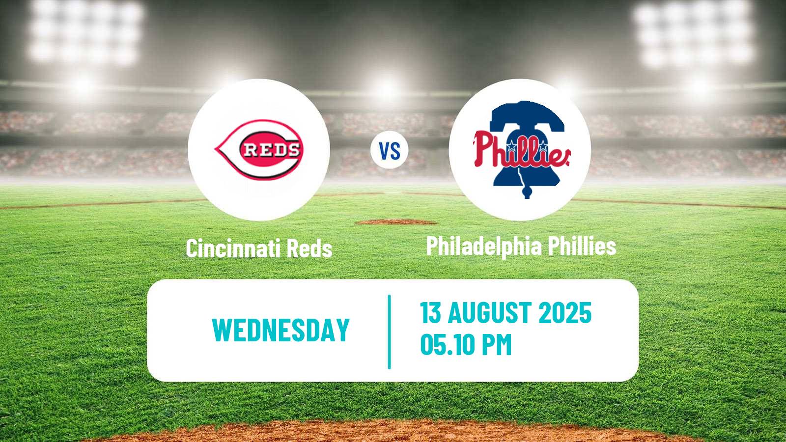 Baseball MLB Cincinnati Reds - Philadelphia Phillies