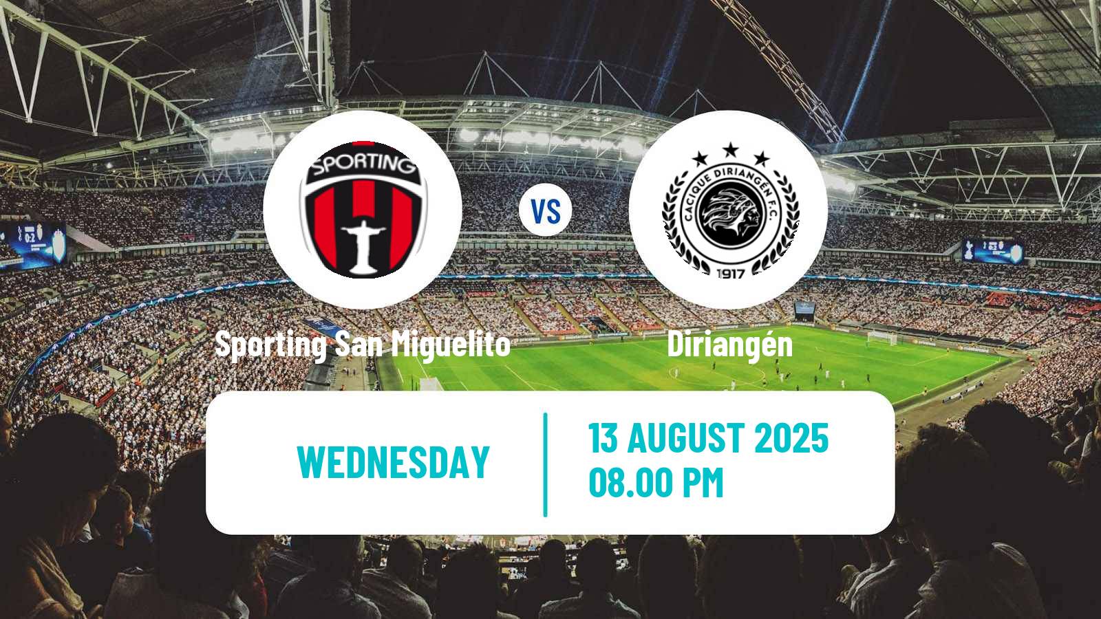 Soccer CONCACAF Central American Cup Sporting San Miguelito - Diriangén