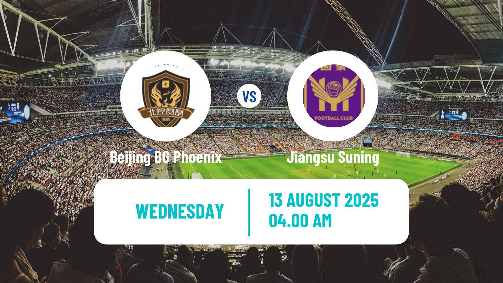 Soccer Chinese Super League Women Beijing BG Phoenix - Jiangsu Suning