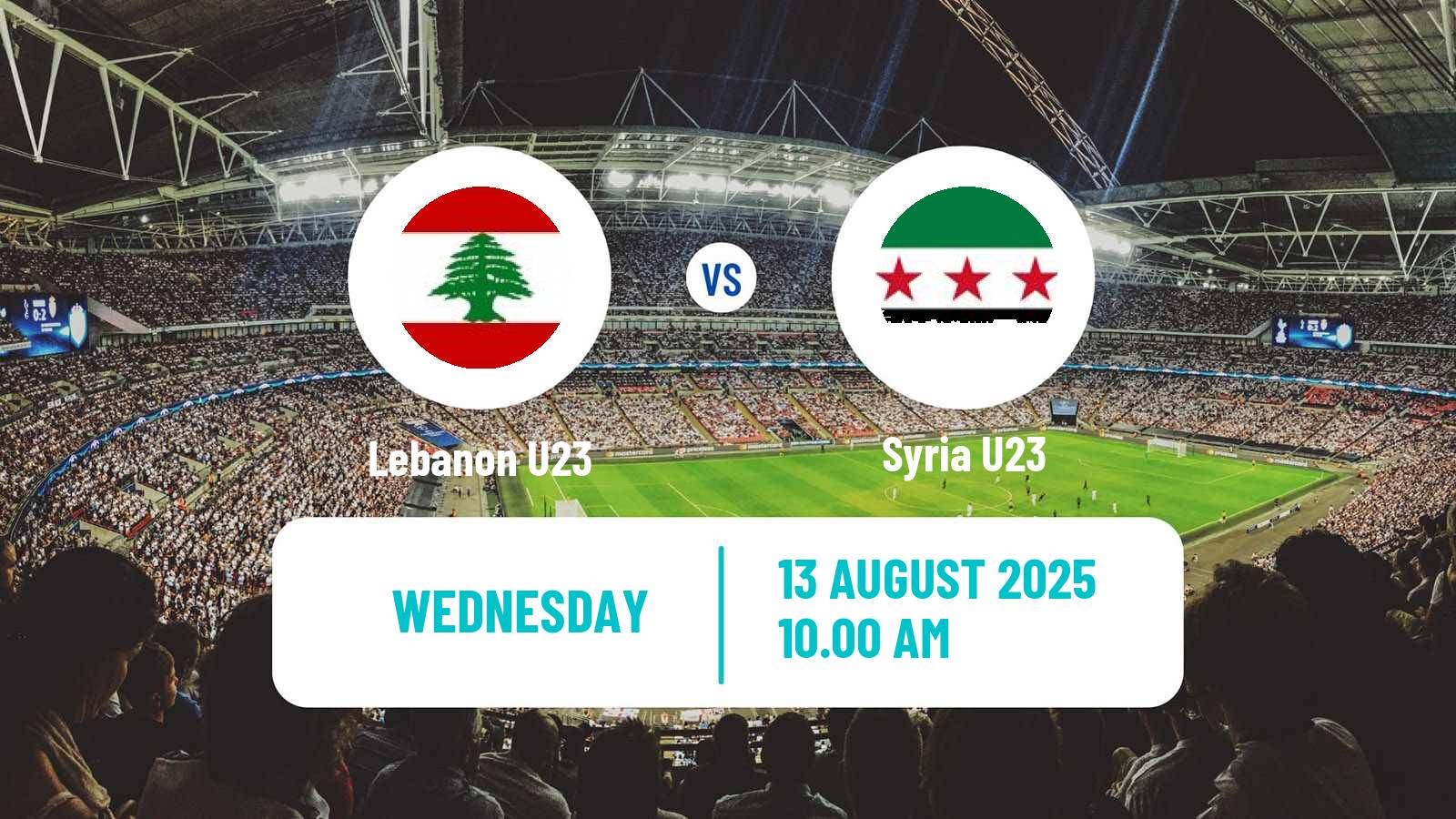Soccer Friendly Lebanon U23 - Syria U23